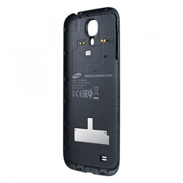 Samsung Galaxy S4 Kablosuz Şarj Destekli Kapak Orjinal Siyah EP-CI950IBEGWW