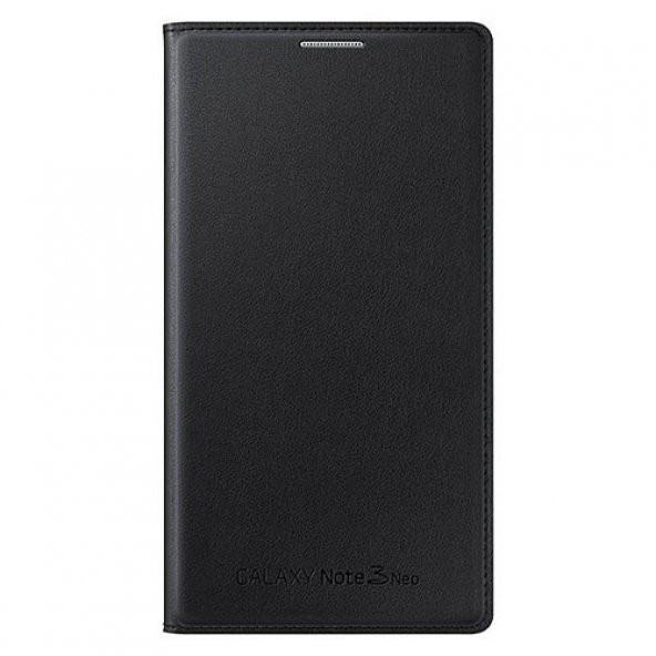 Samsung Galaxy Note 3 Neo Kılıf Orjinal Flip Wallet - Siyah EF-WN750B