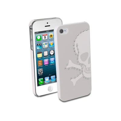 Cellular Line iPhone SE/5S/5 Swarovski Pirate Desenli Kılıf - SWKSKULLIPHONE5G (Outlet) - 3