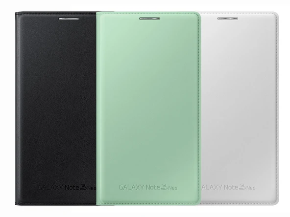 Samsung Galaxy Note 3 Neo Kılıf Orjinal Flip Wallet - Beyaz EF-WN750BWEGWW - Resim 5