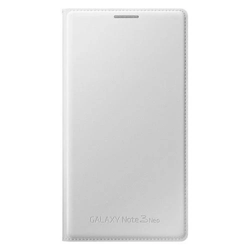 Samsung Galaxy Note 3 Neo Kılıf Orjinal Flip Wallet - Beyaz EF-WN750BWEGWW - Resim 2