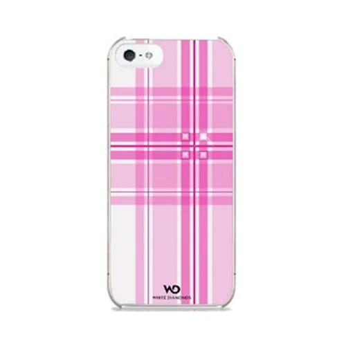 White Diamonds iPhone SE/5S/5 Swarovski Knox Desenli Kılıf - Pembe (Outlet) - 5