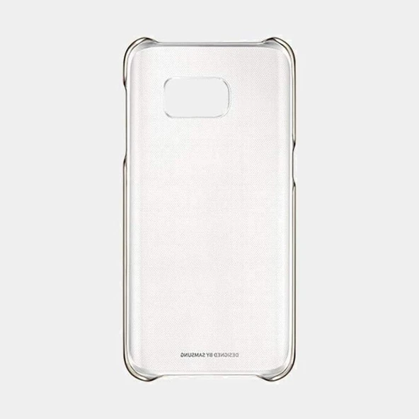 Samsung Galaxy S7 Clear Back Cover Orjinal Kılıf - Altın EF-QG930CFEGWW - Resim 5