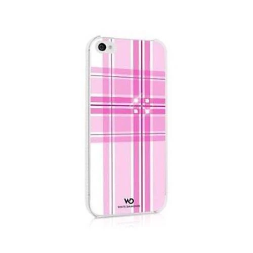 White Diamonds iPhone SE/5S/5 Swarovski Knox Desenli Kılıf - Pembe (Outlet) - 4