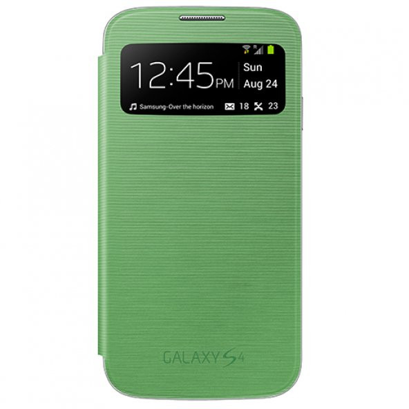 Samsung Galaxy S4 Orjinal S View Cover Kılıf - Yeşil EF-CI950BGEGWW (Outlet) - Resim 2