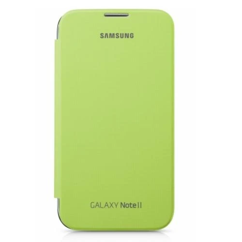 Samsung N7100 Galaxy Note 2 Orjinal Flip Cover Kılıf Sarı - EFC-1J9FLEGSTD - Resim 3