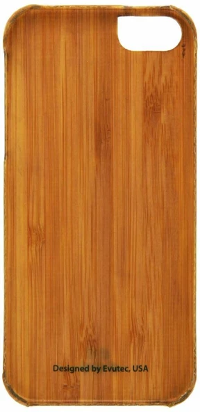 Evutec iPhone SE/5S/5 Wood S Kılıf Bamboo - Resim 6