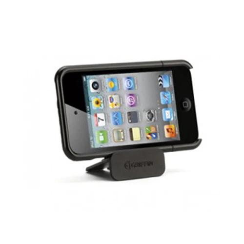 Griffin iPod Touch 4 Karbon Desenli Stantlı Kılıf Graphite RE01943 - 3