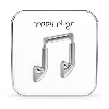 Happy Plugs Kulak içi Kulaklık Parlak Gümüş 7735 - Resim 4