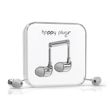 Happy Plugs Kulak içi Kulaklık Parlak Gümüş 7736 - Resim 4
