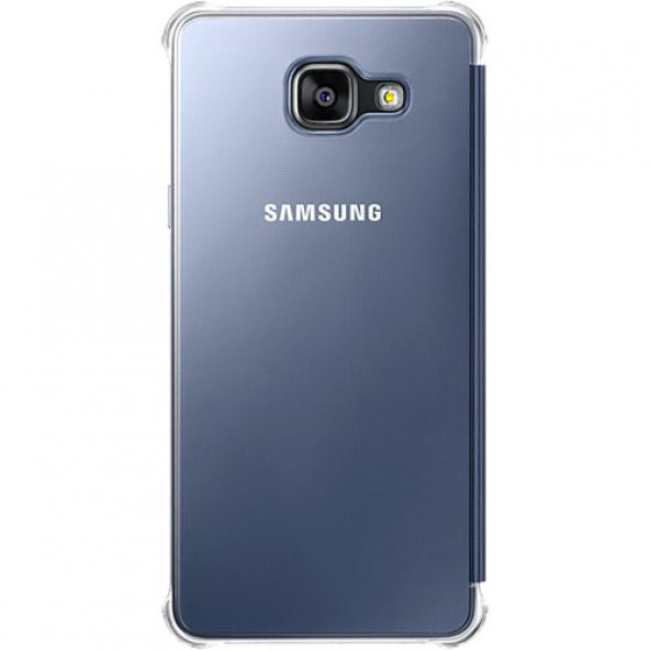 Samsung A510F Galaxy A5 (2016) Orjinal Clear View Cover Siyah EF-ZA510CBEGWW(Outlet) - Resim 3