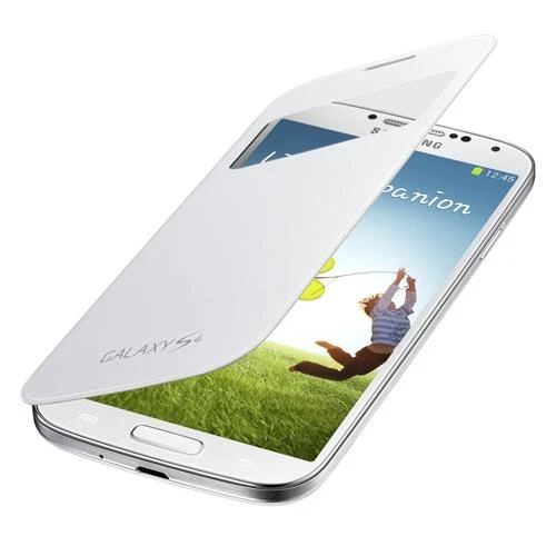 Samsung i9500 Galaxy S4 Orjinal S View Cover Kılıf- Beyaz EF-CI950BWEGWW - Resim 9