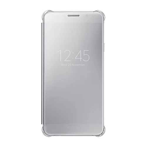 Samsung A710F Galaxy A7 (2016) Orjinal Clear View Cover Gri EF-ZA710CSEGWW - Resim 3