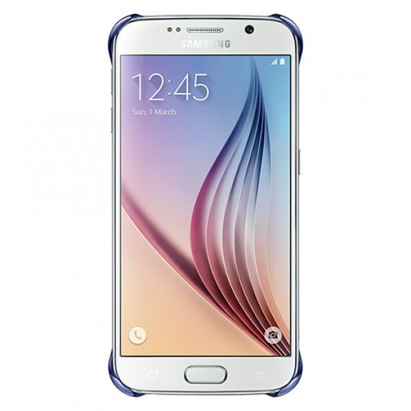 Samsung Galaxy S6 Clear Cover Orjinal - Siyah EF-QG920BBEGWW