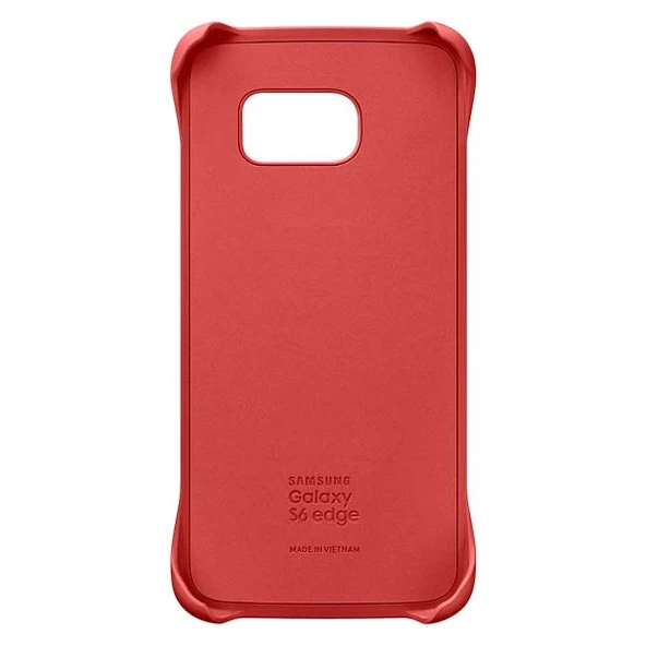 Samsung Galaxy S6 Edge Protective Cover Orjinal - Kırmızı EF-YG925BPE(Outlet) - Resim 5