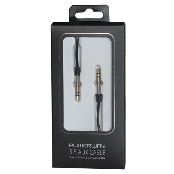 Powerway Aux Kablosu - Siyah AX01