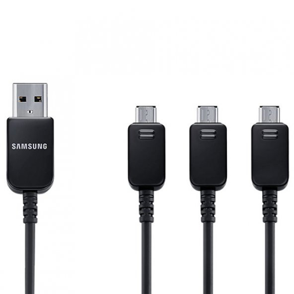 Samsung Multi Charging Orjinal Kablo 1.3M ET-TG900U - Siyah (Outlet)