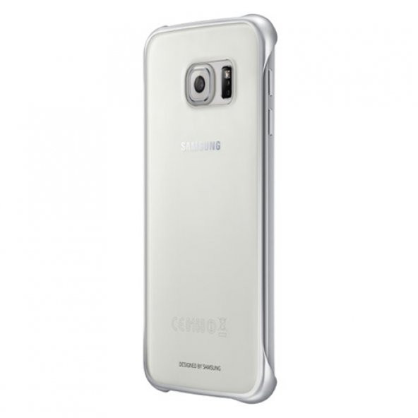 Samsung Galaxy S6 Clear Cover Orjinal - Gümüş EF-QG920BSEGWW (Outlet)