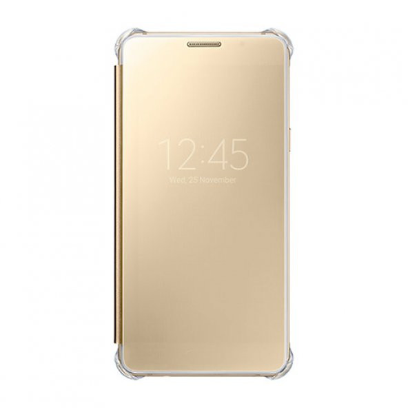 Samsung A510F Galaxy A5 (2016) Orjinal Clear View Cover Altın EF-ZA510CFEGWW (Outlet) - 1
