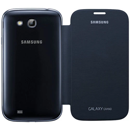 Samsung Galaxy Grand Neo/Duos Flip Cover Orjinal Kılıf - Lacivert - EF-FI908BLEGWW (Outlet) - Resim 3