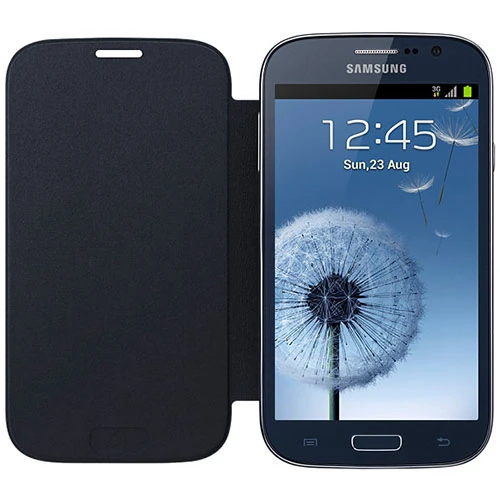 Samsung Galaxy Grand Neo/Duos Flip Cover Orjinal Kılıf - Lacivert - EF-FI908BLEGWW (Outlet) - Resim 4