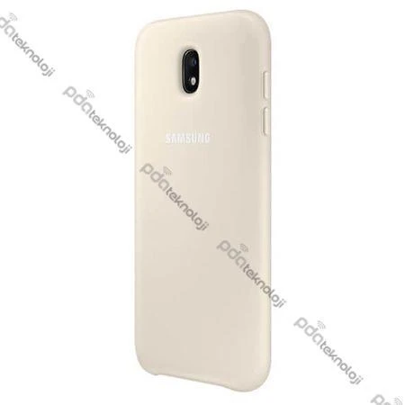 Samsung Galaxy J5 2017 Orjinal Dual Layer Sert Kılıf - Gold - Resim 4