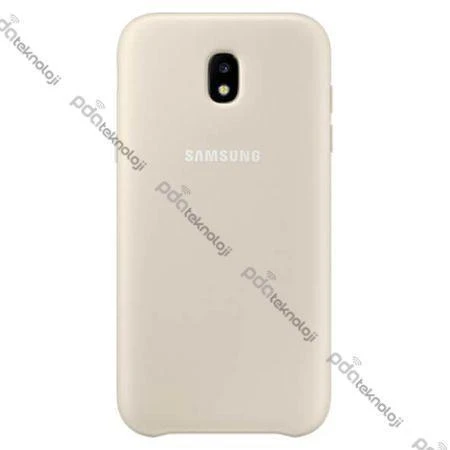 Samsung Galaxy J5 2017 Orjinal Dual Layer Sert Kılıf - Gold - Resim 2