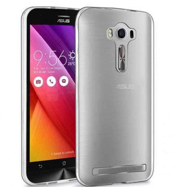 Cellular Line Asus Zenfone 2 Kılıf Shape Silikon Şeffaf SHAPEPHASUSZEN2T