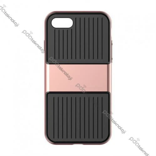 Baseus Apple iPhone 7 / 8 Plus Travel Series Case Kılıf - Roze Gold - Resim 2