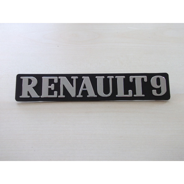 RENAULT 9 BAGAJ YAZISI (RENAULT 9 ARMASI) RENAULT 9 YAZISI - RENAULT 9 LOGOSU