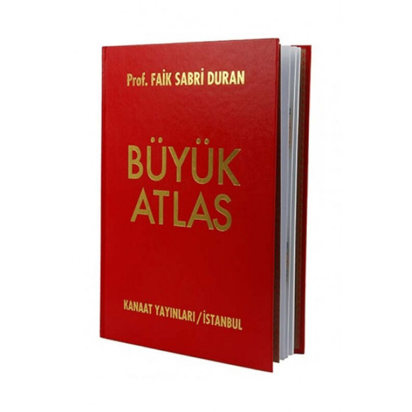 Kanaat Yayınları Büyük Atlas (Prof.Faik Sabri Duran)