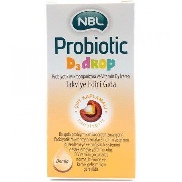 NBL Probiotic D3 Drop Vit 7,5 ml 8699540590045