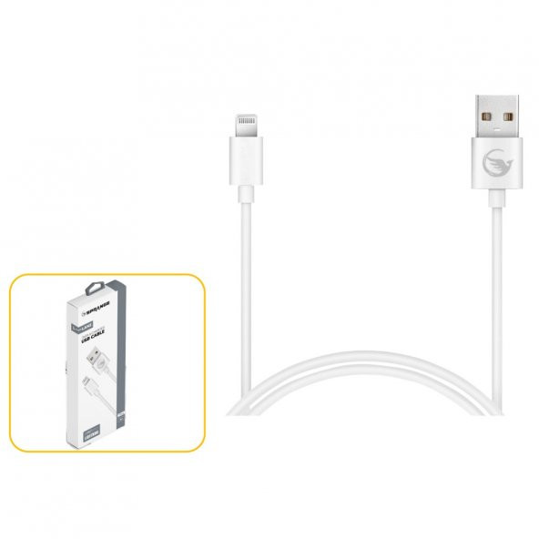 Sprange L-Lanz 1.0A İphone Lightning USB Şarj ve Data Kablosu 100CM