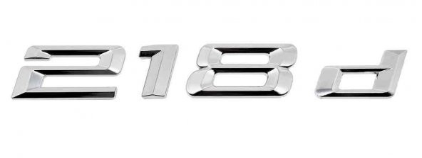 BMW 218d BAGAJ YAZISI LOGO AMBLEM ürün görseli