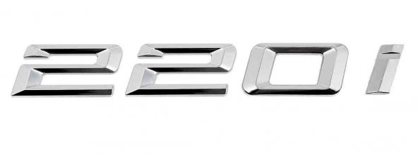 BMW 220i BAGAJ YAZISI LOGO AMBLEM