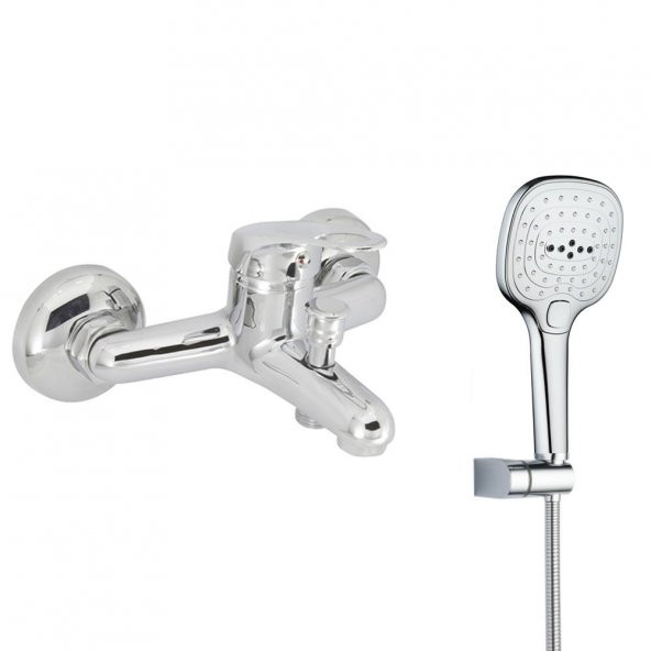 Gms Narin Mix Banyo Bataryası NRN103 ve Ürgüp Duş Seti YST511