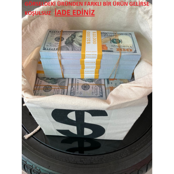 1 ÇUVAL DOLAR 50 DESTE 100 AMERİKAN DOLARI - 3