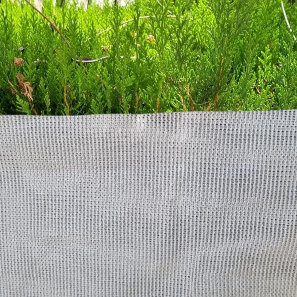 BEYAZ GÖLGELİK FİLE 75CM X 100 METRE ÇİT FİLESİ 75 GÖLGE KORUMA BEYAZ 75LİK BAHÇE ÇİTİ