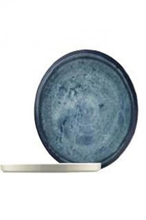 Kütahya Porselen Rotondo Mavi 28 cm Servs-Sunum Tabağı 2 li
