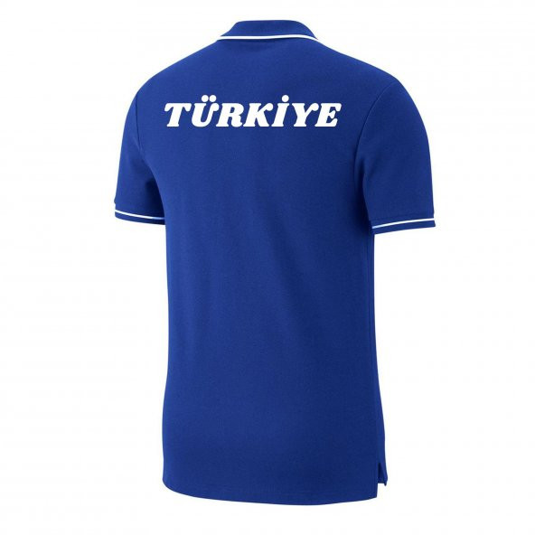 Nike Milli Takım Baskılı Polo Tişört AJ1502-463 - 2