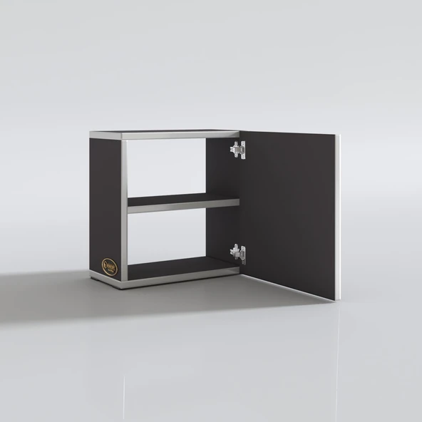 Kenzlife komodin susanin gri 39*39*20 banyo ecza mutfak dolabı(m)kapaklı arkalıksız - 2