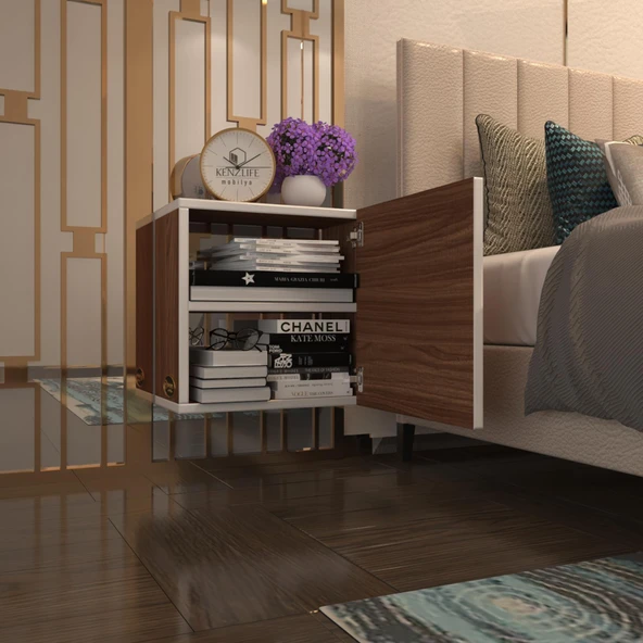 Kenzlife komodin susanin cvz 39*39*20 banyo ecza mutfak dolabı(m)kapaklı arkalıksız