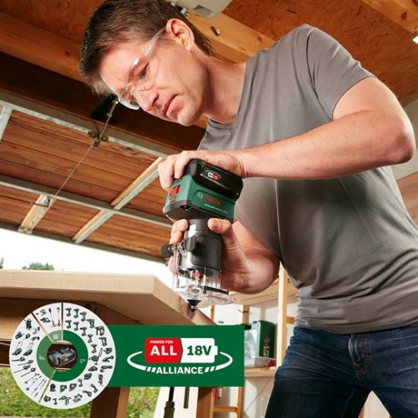 Bosch AdvTrimRouter 18V-8 (Solo) Freze - 06039D5000 - 3