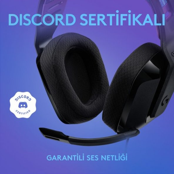 Logitech G335 Siyah Mikrofonlu Oyuncu Kulaklığı - 9