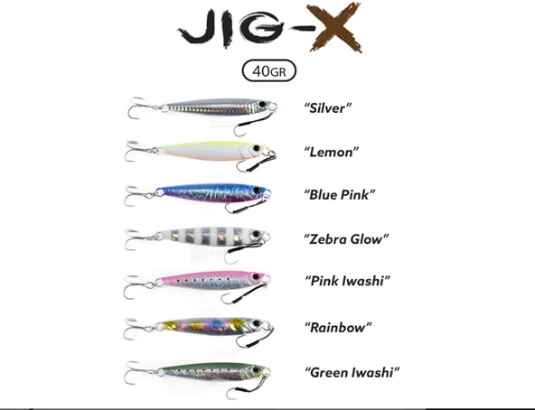 FUJİN JİG-X 40GR SHORE JİGGİNG - JİG YEM