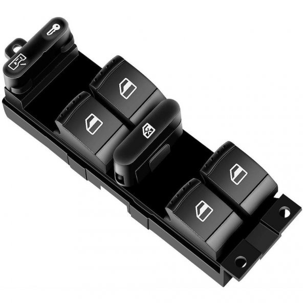 VOLKSWAGEN PASSAT B5  SOL DÖRTLÜ CAM DÜĞMESİ ANAHTARI (1998-2005) ürün görseli 1