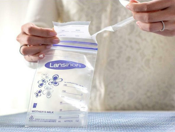Lansinoh 25li 180 ml Steril Anne Sütü Saklama Poşeti - 2