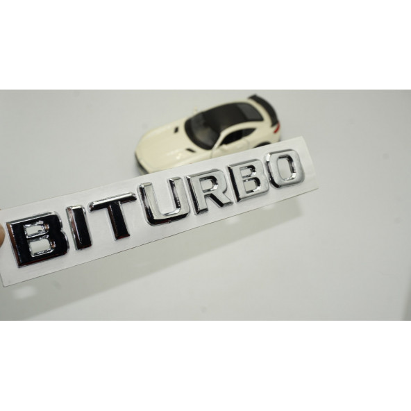 Biturbo Krom ABS Bagaj Yazı Logo