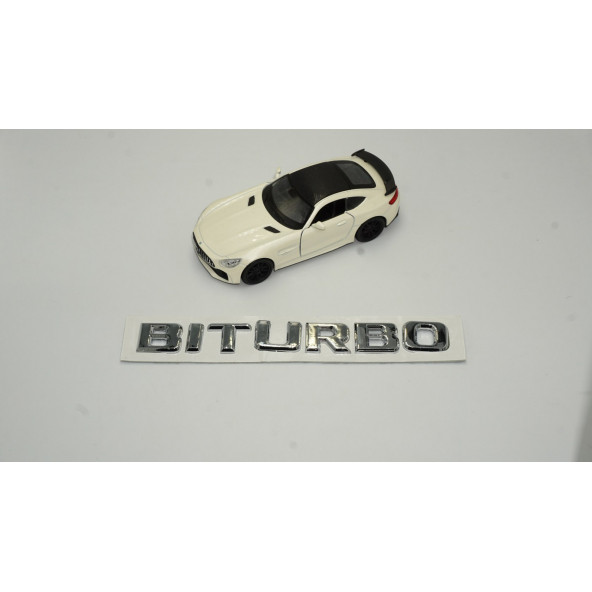 Biturbo Krom ABS Bagaj Yazı Logo - 2