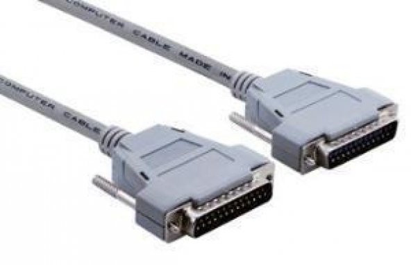 25 Pin Paralel Erkek - Erkek Kaliteli Kablo - 10 Metre